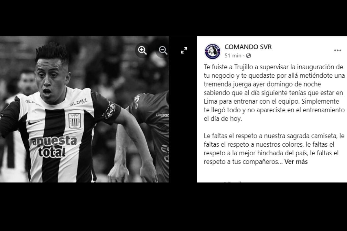 Comando Sur expresó su molestia con actitud de jugador aliancista (@comandiisvr)