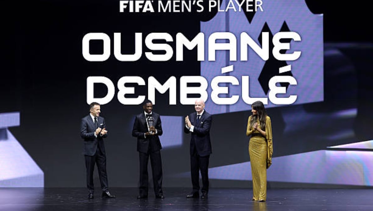 Ousmane Dembélé fue elegido el mejor jugador del mundo en los Premios The Best 2025. (Foto: Getty Images)