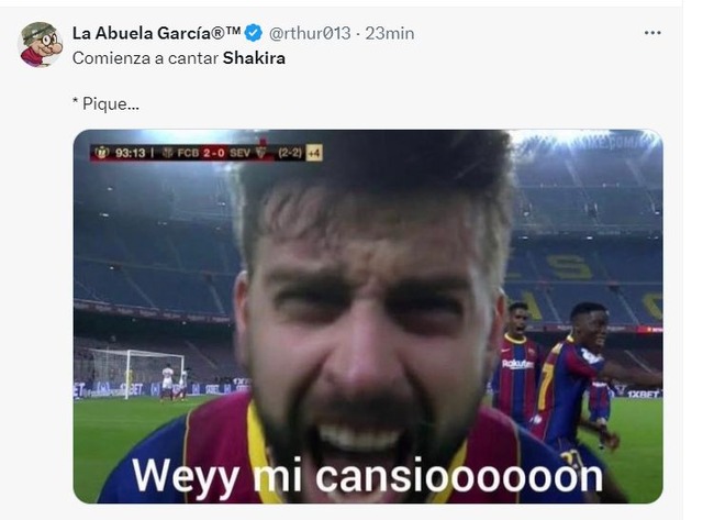TROME | Los memes de Shakira en el show de MEDIO TIEMPO de final de la Copa América 2024 (Foto: Twitter)
