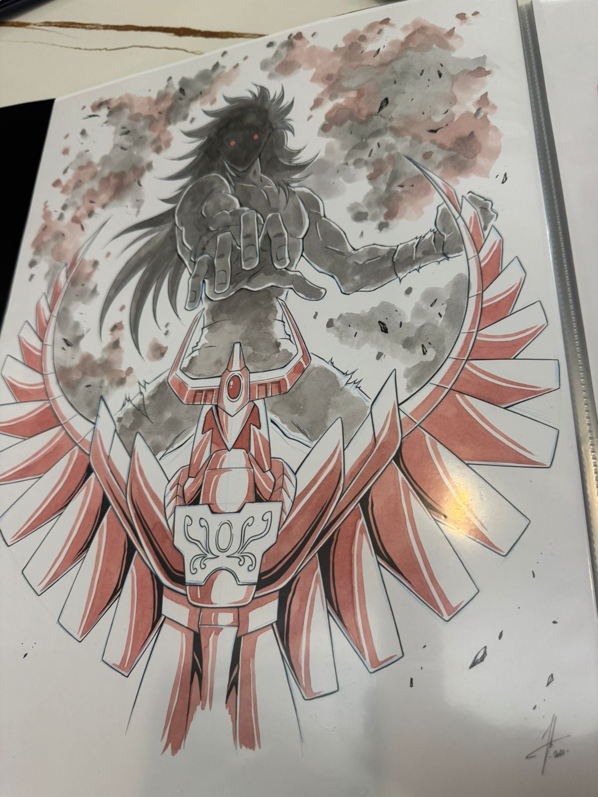 Dibujo hecho por Jerome Alquie para Jorge de Pegaso.