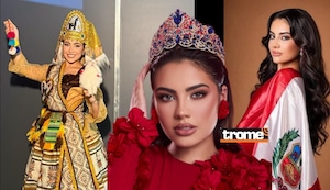 Peruana Josiane Sciotti destaca con traje de llamerada puneña en Miss Mundo 2026 y así reaccionó Vanessa Kraljevic, candidata boliviana