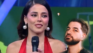 Luciana Fuster y su INESPERADA REACCIÓN tras pregunta de BODA con Juan Morelli: “La exclusiva acá”