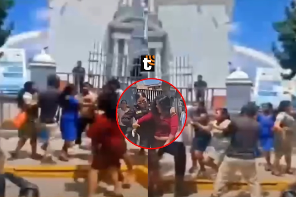 Mujer irrumpe boda a gritos y lanza pintura a novios en Lambayeque.