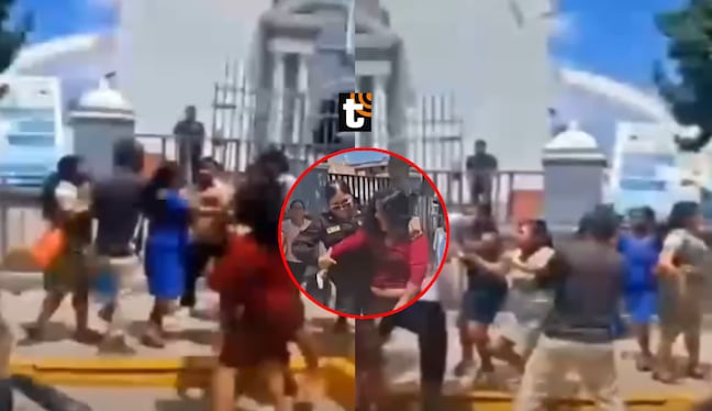 Mujer irrumpe boda a gritos y lanza pintura a novios en Lambayeque.