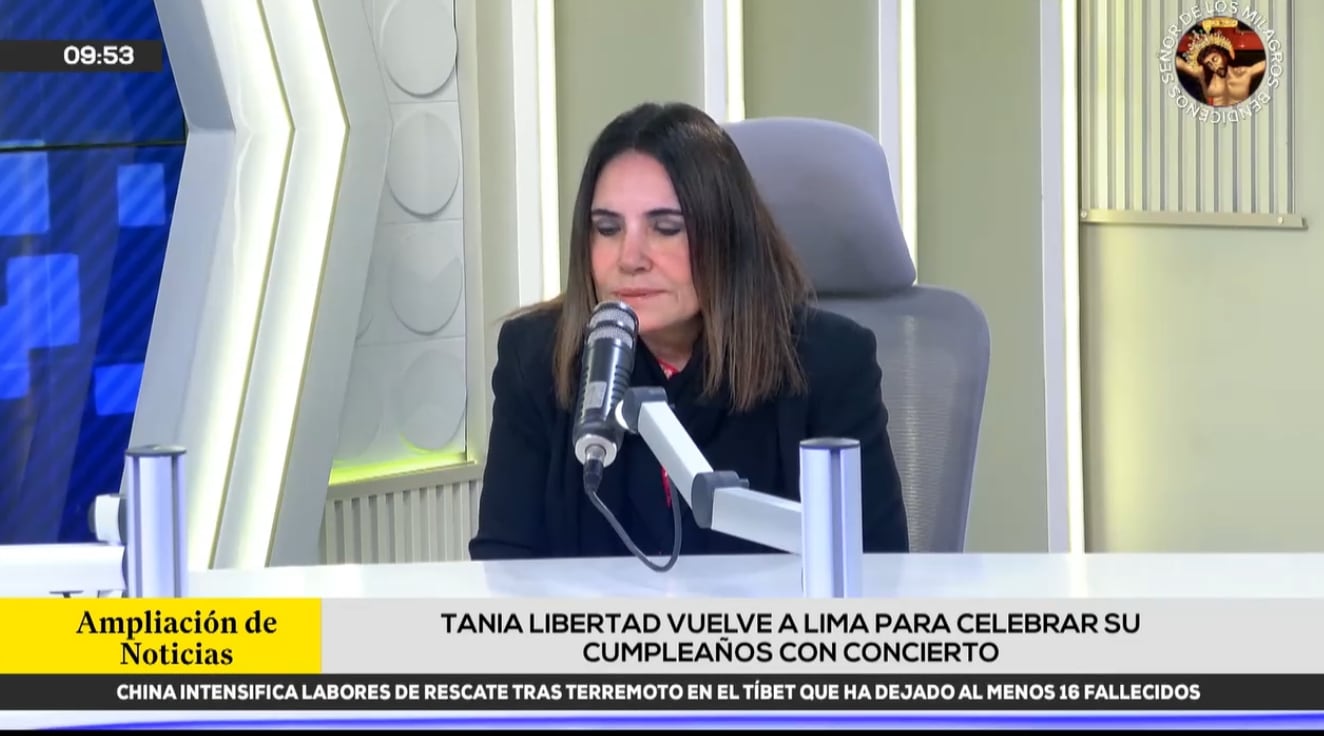 Tania Libertad celebrará su cumpleaños en el Perú