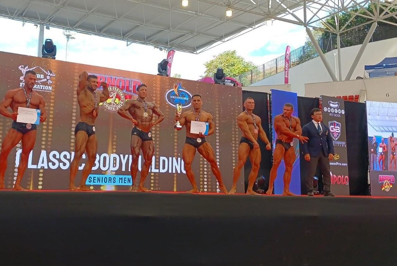 Alex Santillán y su participación en el Arnold Classic. (Difusión)