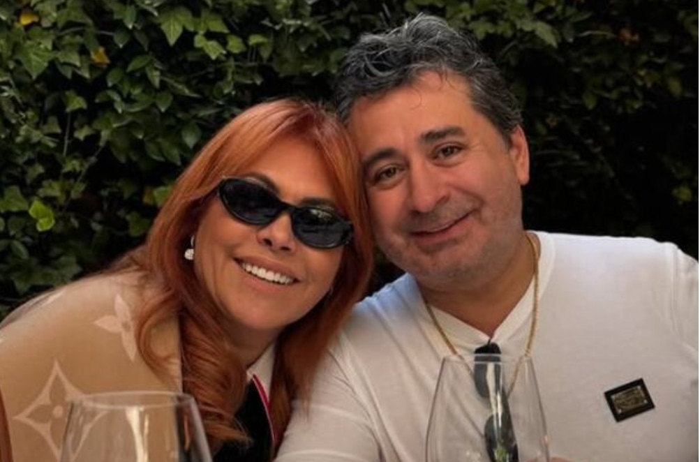 Magaly Medina viaja a España con su esposo.