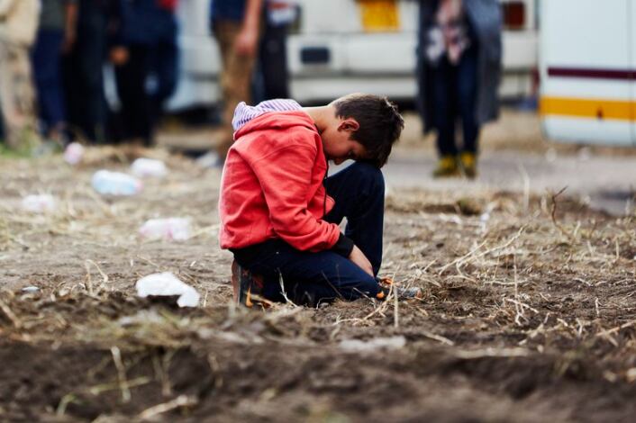 La hermana de Mijaíl relató el nuevo comportamiento del niño luego de recibir la noticia sobre la muerte de su abuela. (Foto: AFP)
