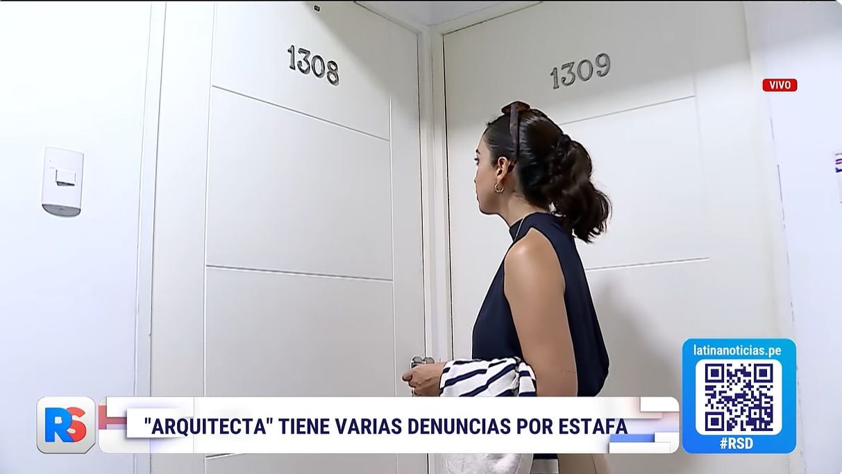 Presunta arquitecta debe más de 13 mil soles por alquiler de departamento. Foto: Latina