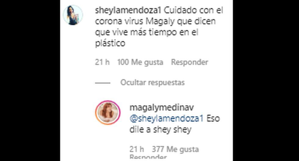 Magaly Medina respondió a usuaria que le recordó sus cirugías. (Instagram)