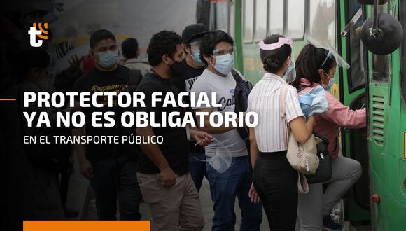 COVID-19: MTC dispone que uso del protector facial ya no sea obligatorio en transporte público