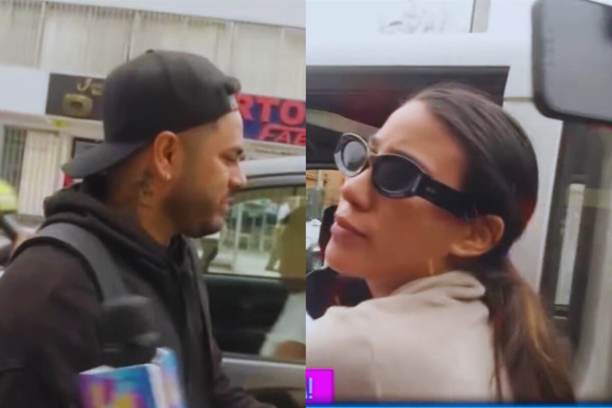 Samahara Lobatón y Bryan Torres juntos en una conciliación. (Captura Willax)