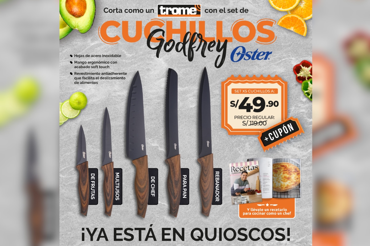 Set de cuchillos Godfrey de la marca Oster