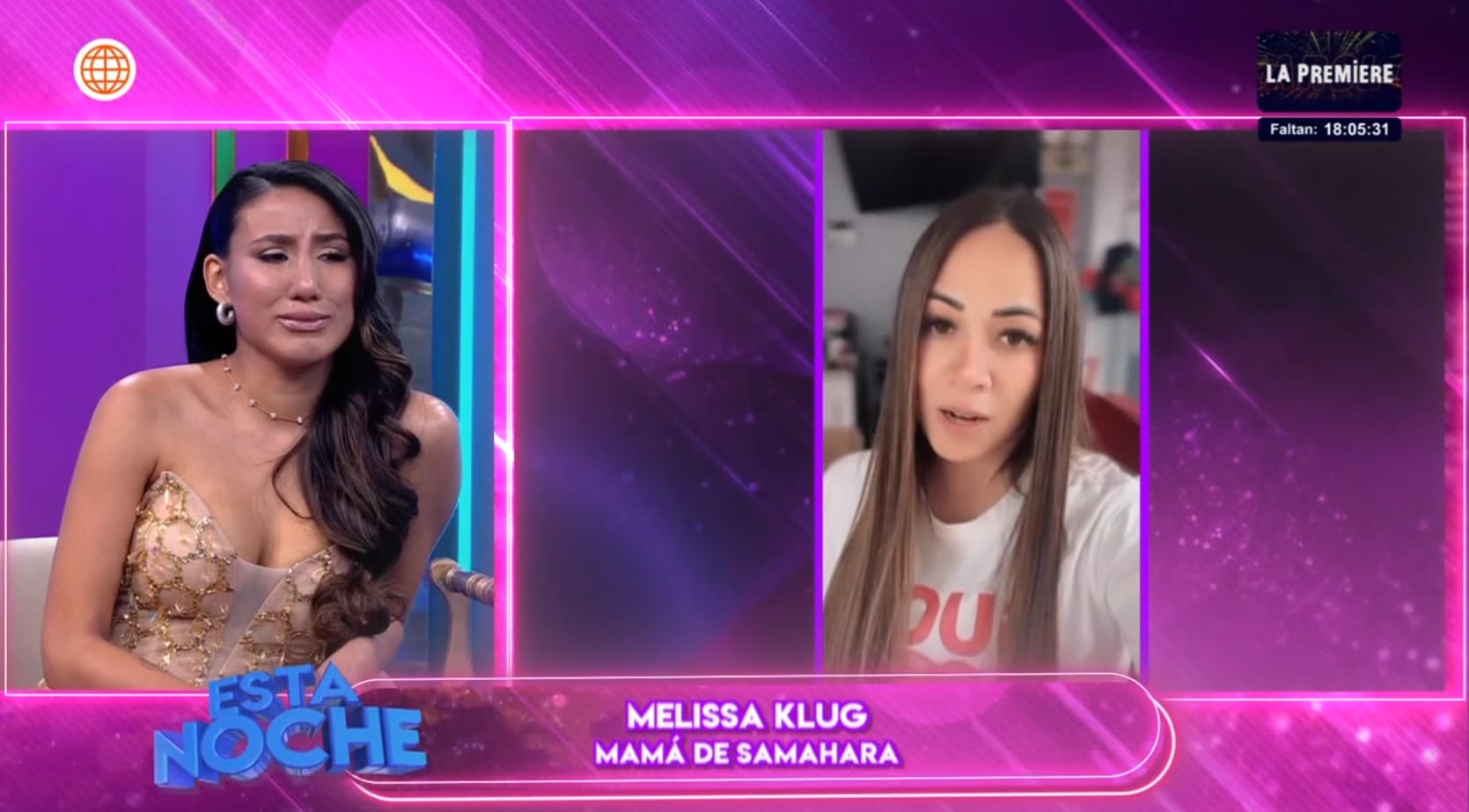 Melissa Klug apoya a su hija tras revelarse video de la influencer confrontando a Bryan Torres por presunta infidelidad.