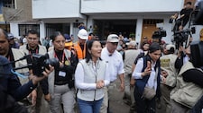 Keiko Fujimori recorre VES y cuestiona a ministro Elmer Cuba por minimizar impacto de las lluvias: “No está viendo la magnitud del daño”