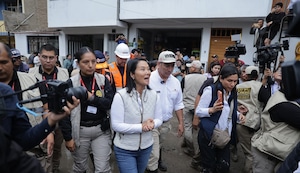 Keiko recorre VES y cuestiona a ministro Cuba por minimizar impacto de lluvias: “No está viendo la magnitud del daño”