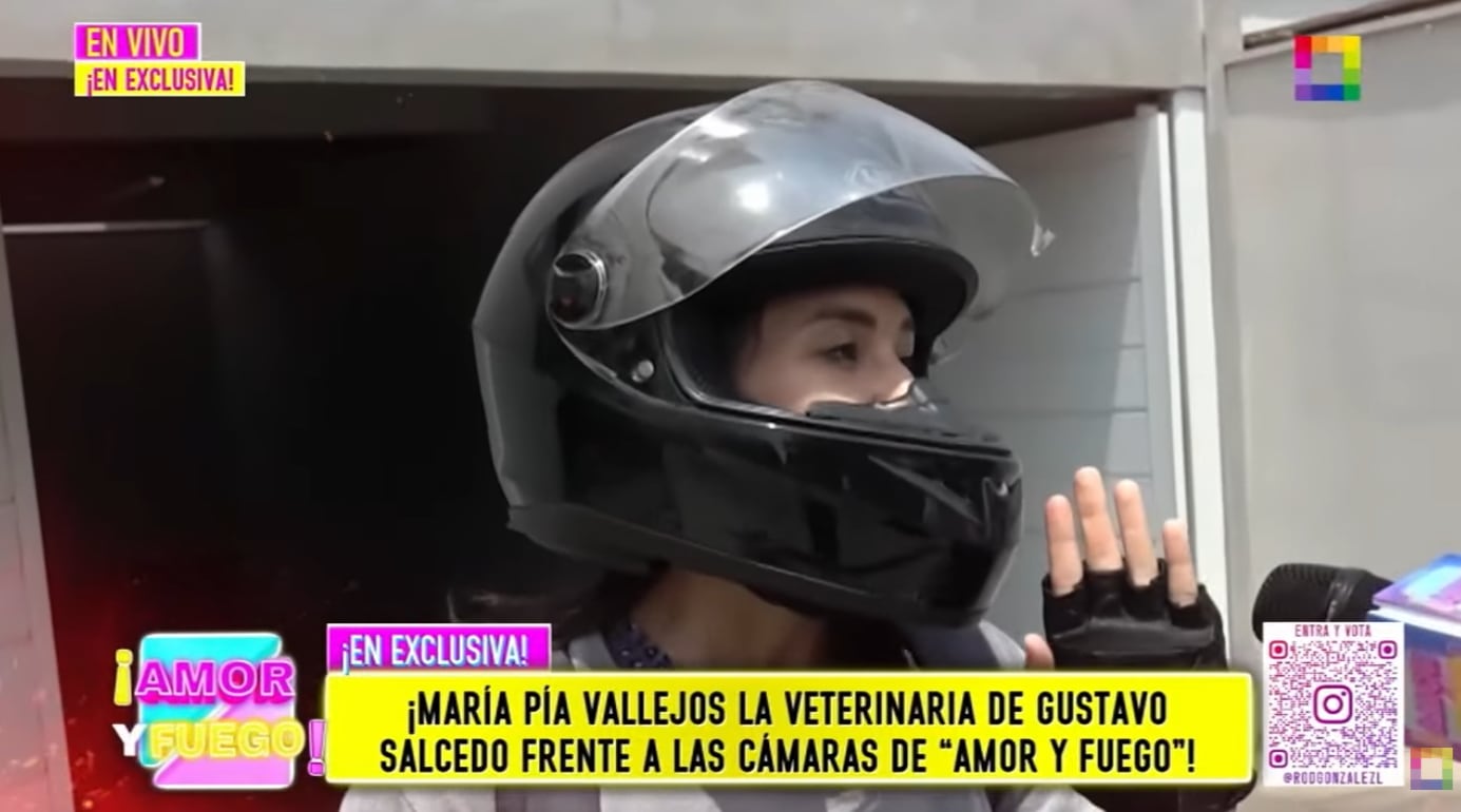 María Pía Vallejos ya no quiere responder a 'Amor y Fuego'.