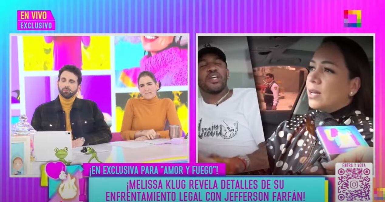 Jefferson Farfán no fue a la primera citación de conciliación solicitada por Melissa Klug.