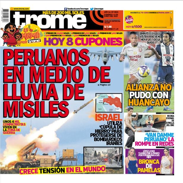Portada Trome