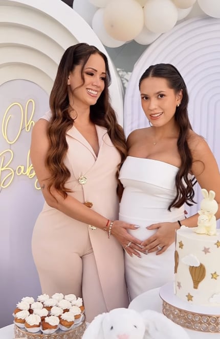 Melissa Klug estuvo presente en la revelación de sexo del bebé de Gianella Marquina.