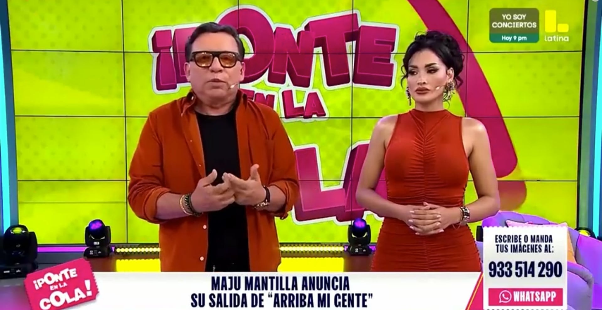 Ricardo Rondón muestra su apoyo a exreina de belleza tras renuncia en vivo. (Foto: Ponte en la cola - Latina)