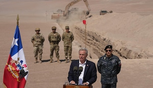 Chile inició la construcción de ‘muro’ perimétrico en frontera con Perú