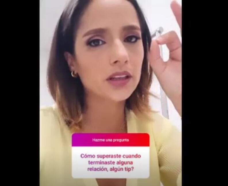 Melania Urbina respondiendo preguntas en redes sociales (Foto: Melania Urbina / Instagram)