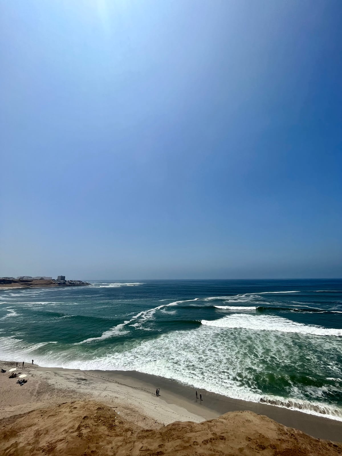 Hermosa vista panorámica de la playa El Silencio