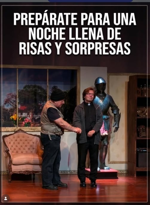Hugo Salazar y Carlos Bañuelos en 'Noche de enredos'