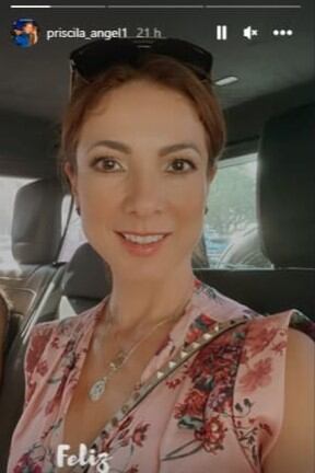 Todo hace indicar que la artista ya está casi recuperada (Foto: Priscila Ángel / Instagram)