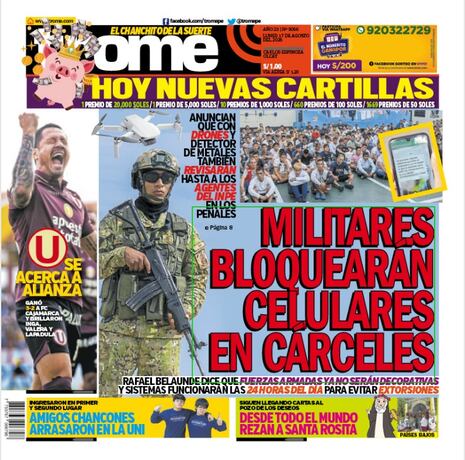MILITARES BLOQUEARÁN CELULARES EN CÁRCELES