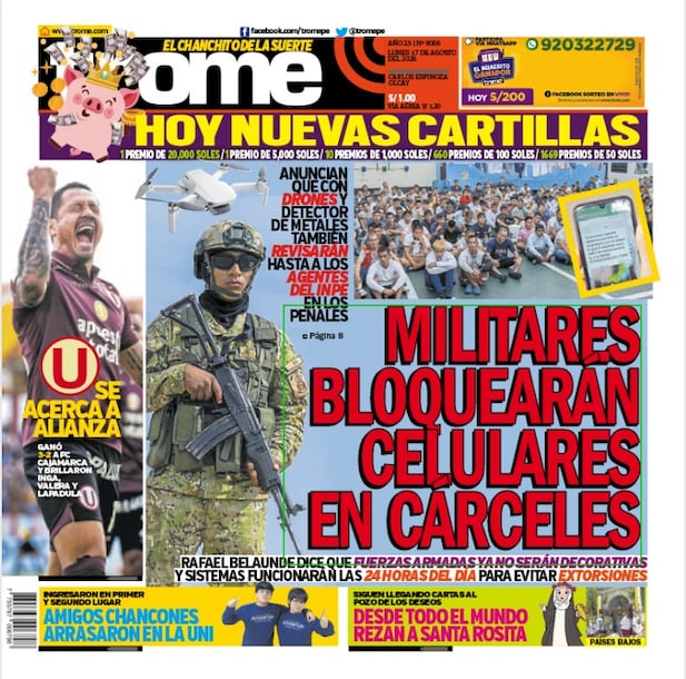 Portada Trome