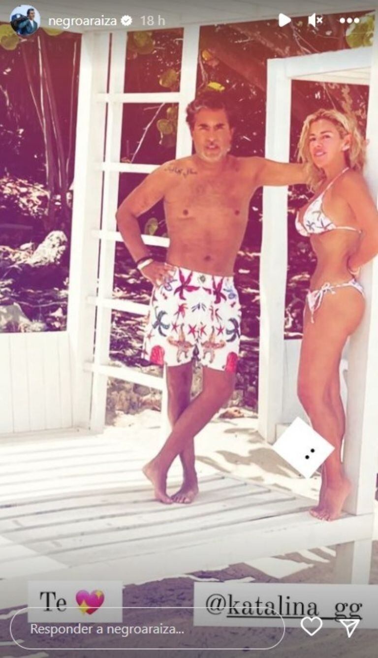 Raúl Araiza y su nueva novia Catalina García se muestran muy felices (Foto: Raúl Araiza/ Instagram)