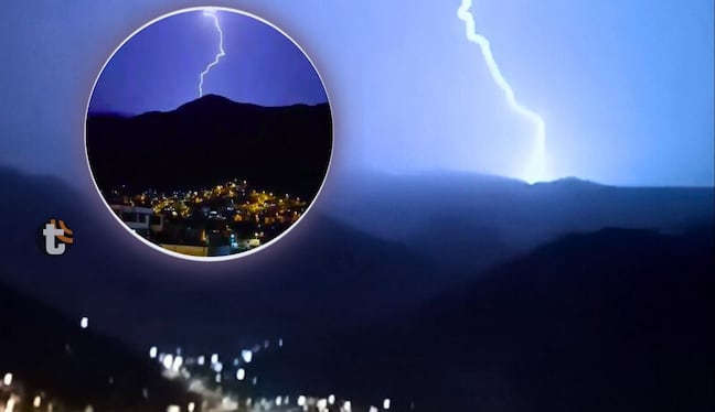 Vecinos de chosica y chaclacayo compartieron imágenes de tormenta eléctrica en Lima Este (Imagen: América Noticias)
