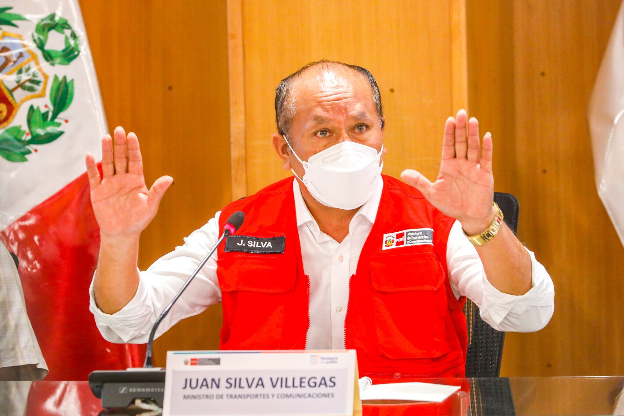 Juan Silva es investigado por el caso Puente Tarata, al igual que Zamir Villaverde. Foto: MTC
