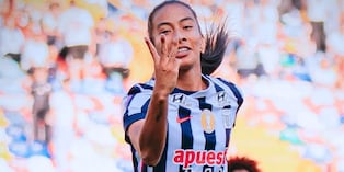 Estefanía González anotó tres veces en el Monumental (Foto: @AlianzaLimafemenino)