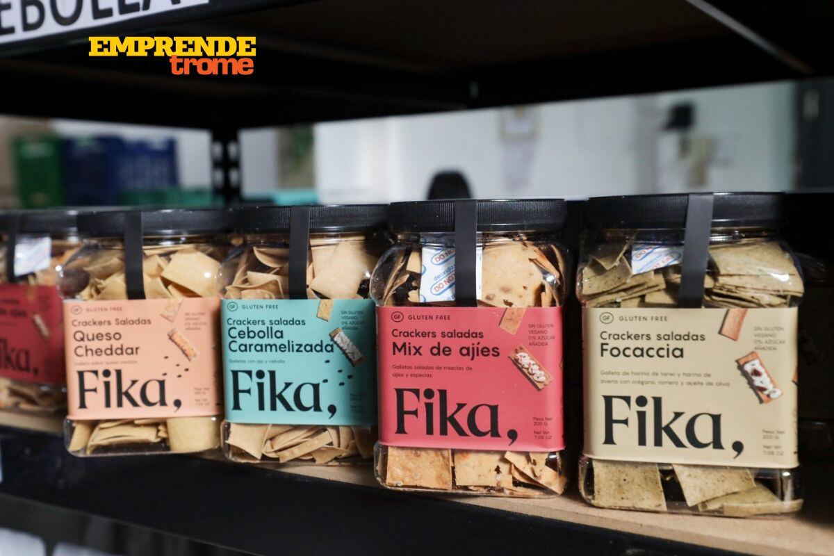 La marca también tiene una línea de galletas saladas para compartir en familia o amigos. Foto: Britanie Arroyo.