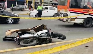 Puente Piedra: Policía muere arrollado por un volquete en la Panamericana Norte | VIDEO