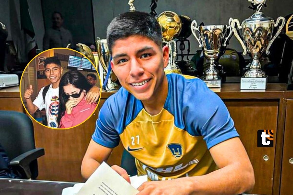Piero Quispe firmó como toda una estrella por Pumas su novia tuvo esta reacción en redes sociales (Foto: @pumasmx)