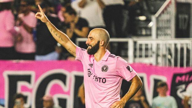 Gonzalo Higuaín jugó los Mundiales Sudáfrica 2010, Brasil 2014 y Rusia 2018. (Foto: Inter Miami)