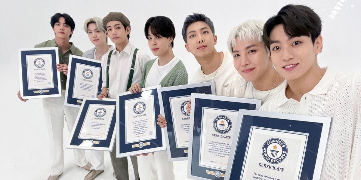 La banda ha obtenido 23 Récords Guinness, 3 gracias a su ARMY (Foto: BTS / Facebook)