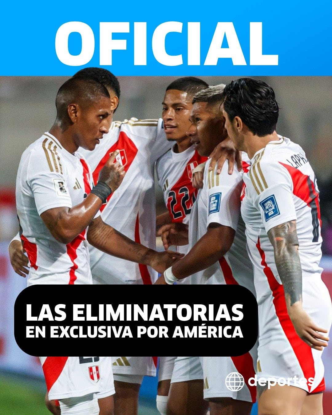 Los duelos de la Selección peruana en las Eliminatorias 2030 serán transmitidos por América Multimedia. (América Tv)