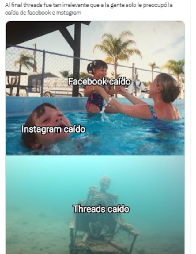 Los divertidos memes que dejó la caída de Facebook, Instagram y Messenger.