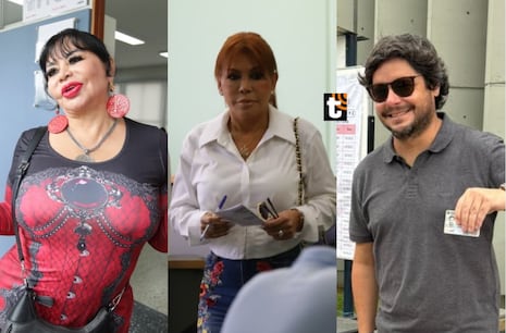 ¡Chollywood presente! Susy Díaz, Magaly, Gian Piero Díaz y más asistieron a votar en esta segunda vuelta