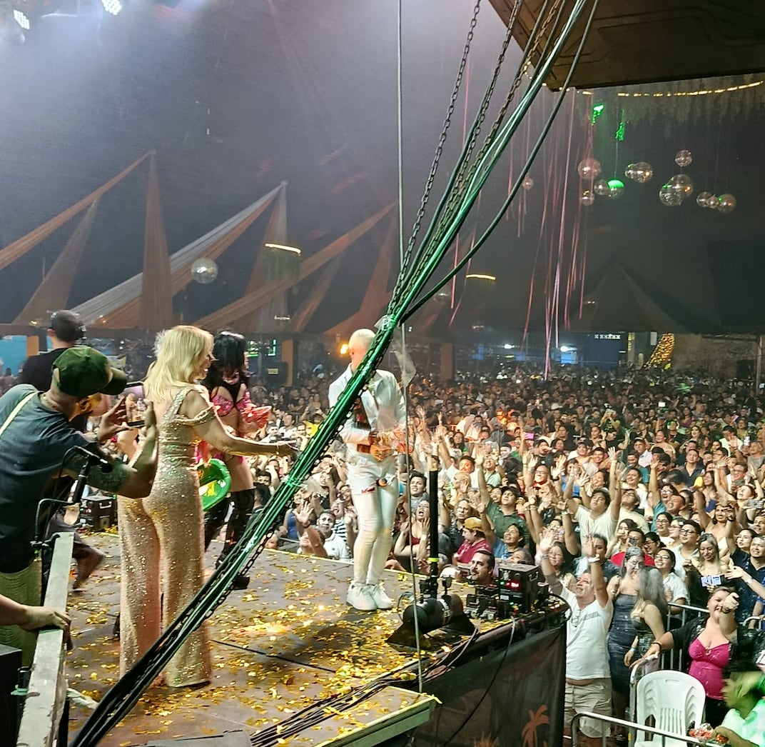 Gisela es ovacionada en Iquitos (Foto: TROME / CARLA CHEVEZ)