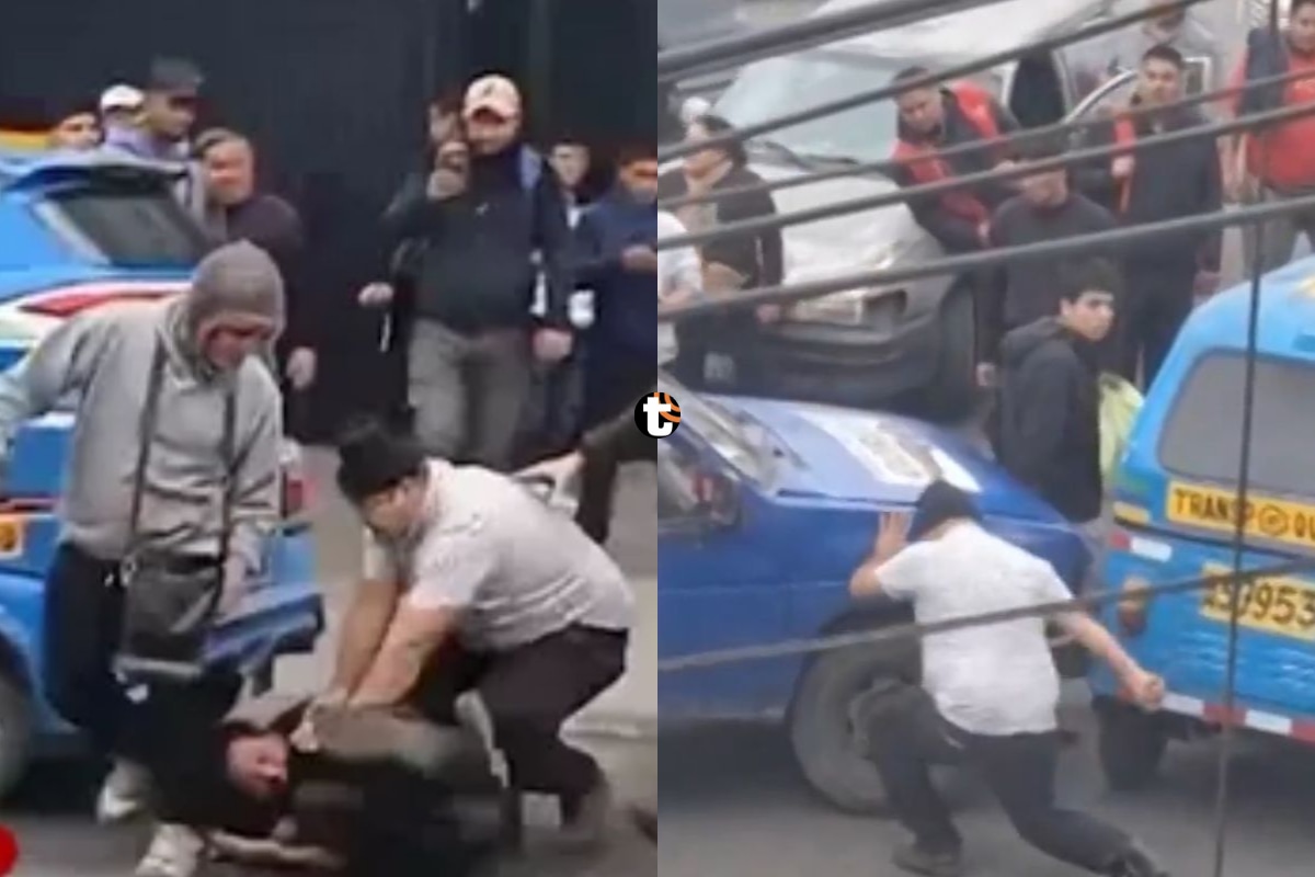 Mototaxistas informales agredieron a fiscalizadores en Comas. Video: América