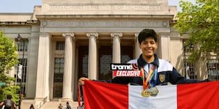 Renato Gaitán, joven talento peruano, acaba de lograr beca para estudiar en el MIT. (Entrevista y Composición foto: Isabel Medina / Trome).