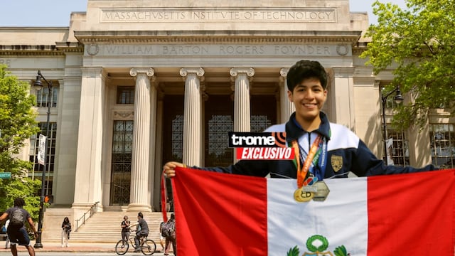 Renato Gaitán, joven talento peruano, acaba de lograr beca para estudiar en el MIT. (Entrevista y Composición foto: Isabel Medina / Trome).