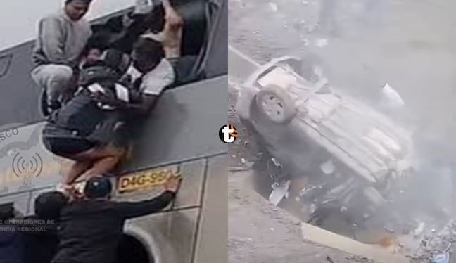 Cuatro muertos deja violento choque entre bus y camioneta en Pasco