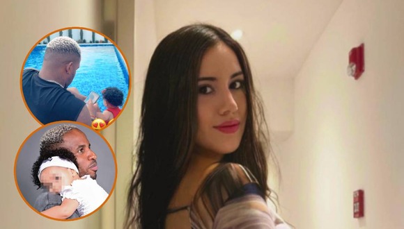 TROME - Jefferson Farfán pasa momentos junto a Darinka Ramírez y su hija: “Ama a su papi”